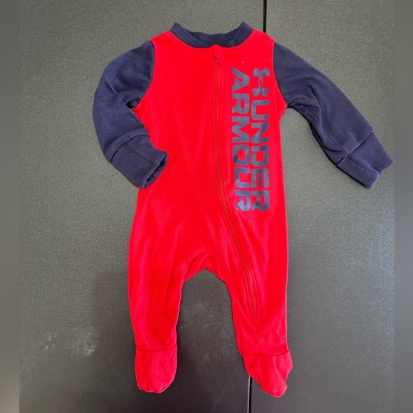 Under Armour Red and Blue Footie - Picture 1 of 4